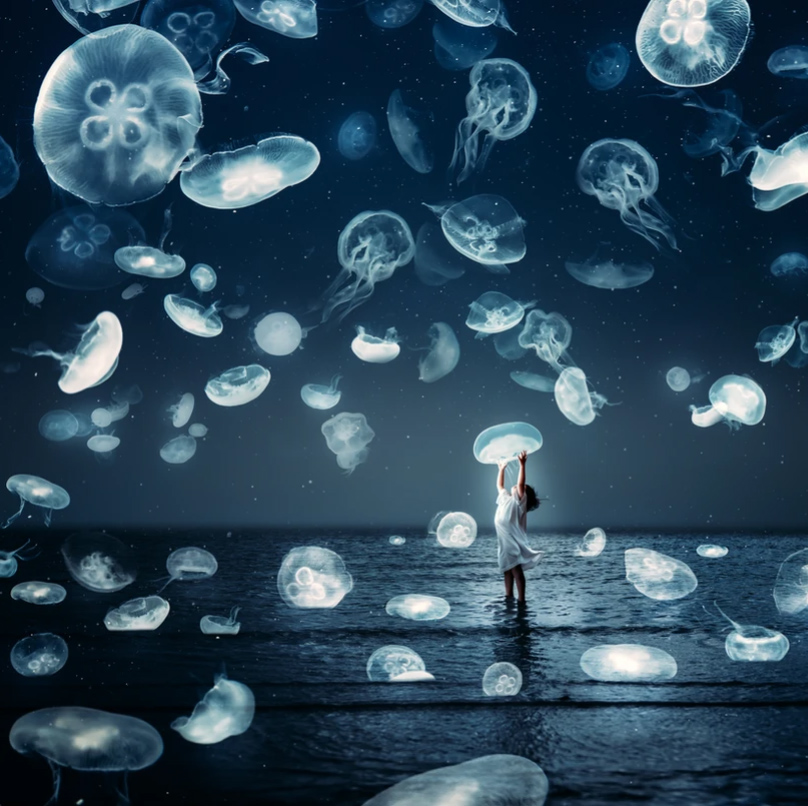 Photo de Mina Mimbu intitulée a sea of light