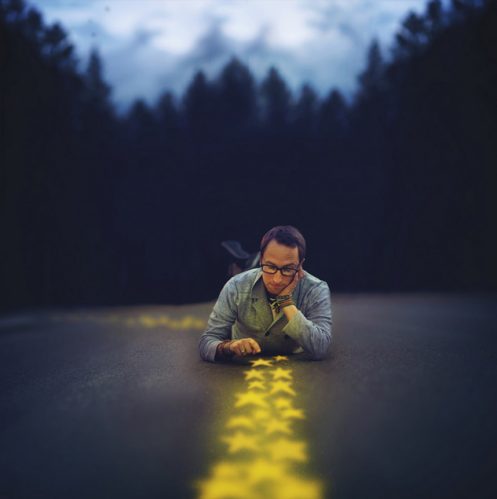 Autoportrait de Joel Robison intitulé Light leads the way